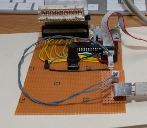 Experimental CPU board for the VFO
